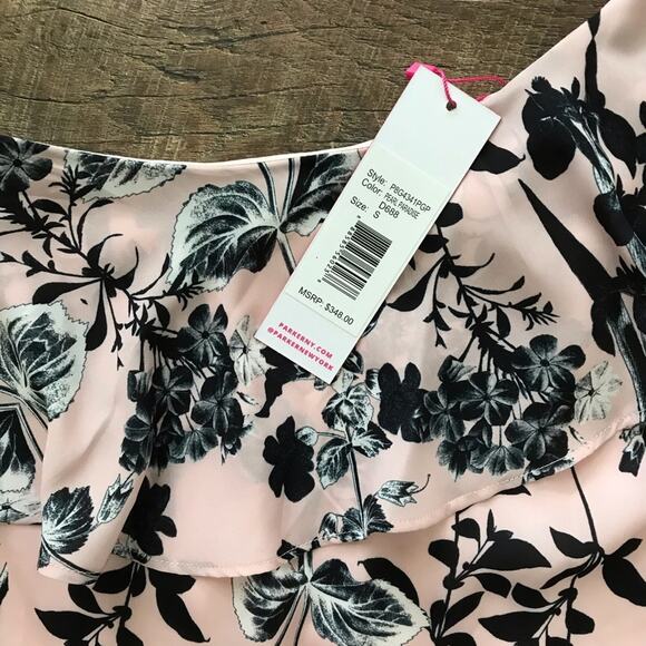 Parker One Shoulder Pearl Paradise Shift Dress NWT - Picture 4 of 5